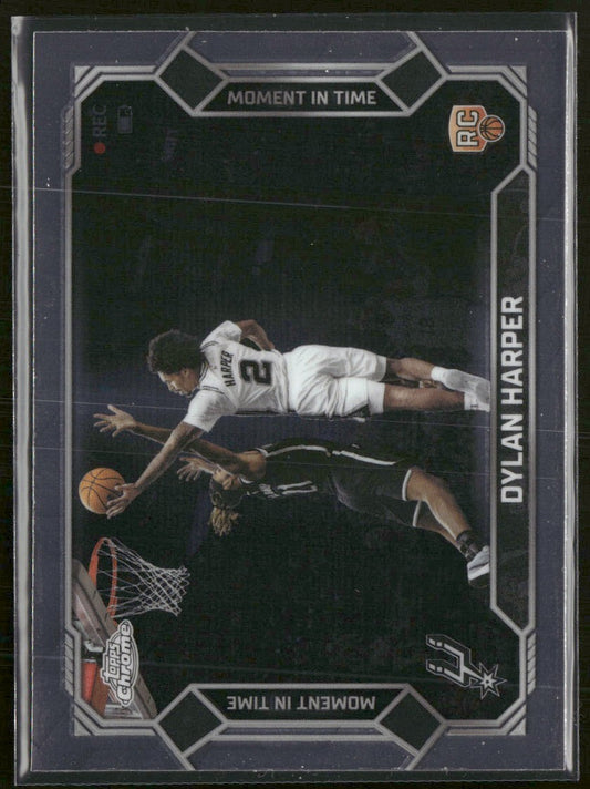 2025-26 Topps Chrome Update Moment In Time Dylan Harper #MT-17