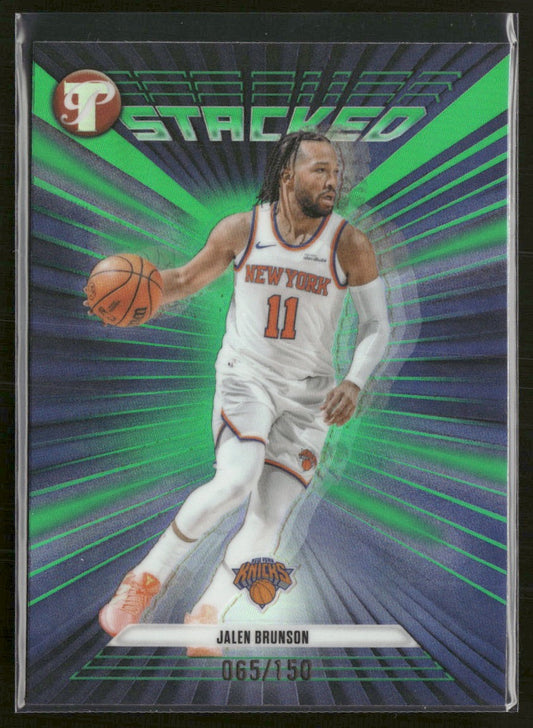 2025-26 Topps Pristine Green #/150 Jalen Brunson #ST-16