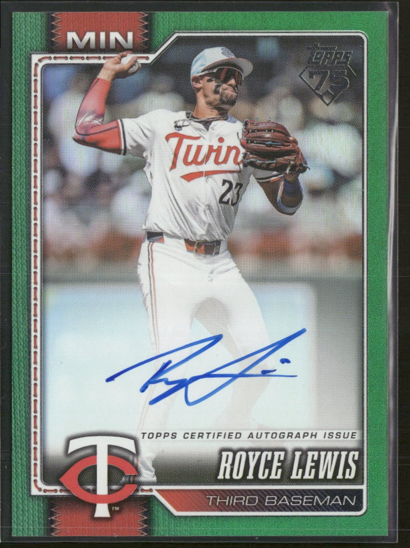 2026 Topps Green Holo Foil Royce Lewis #/99 #115