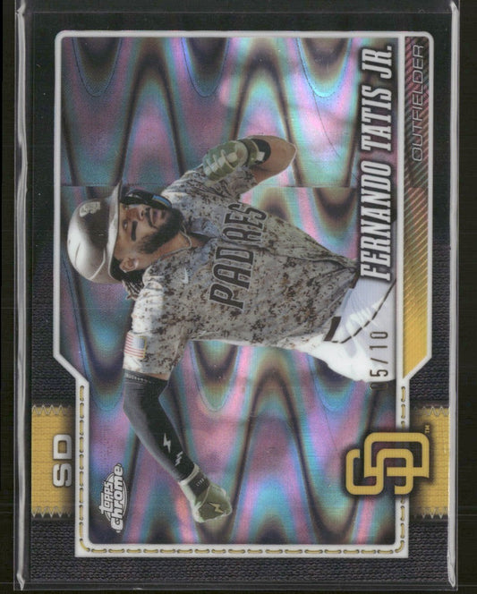 2026 Topps Chrome Black Raywave Refractor Fernando Tatis Jr. #/10 #260