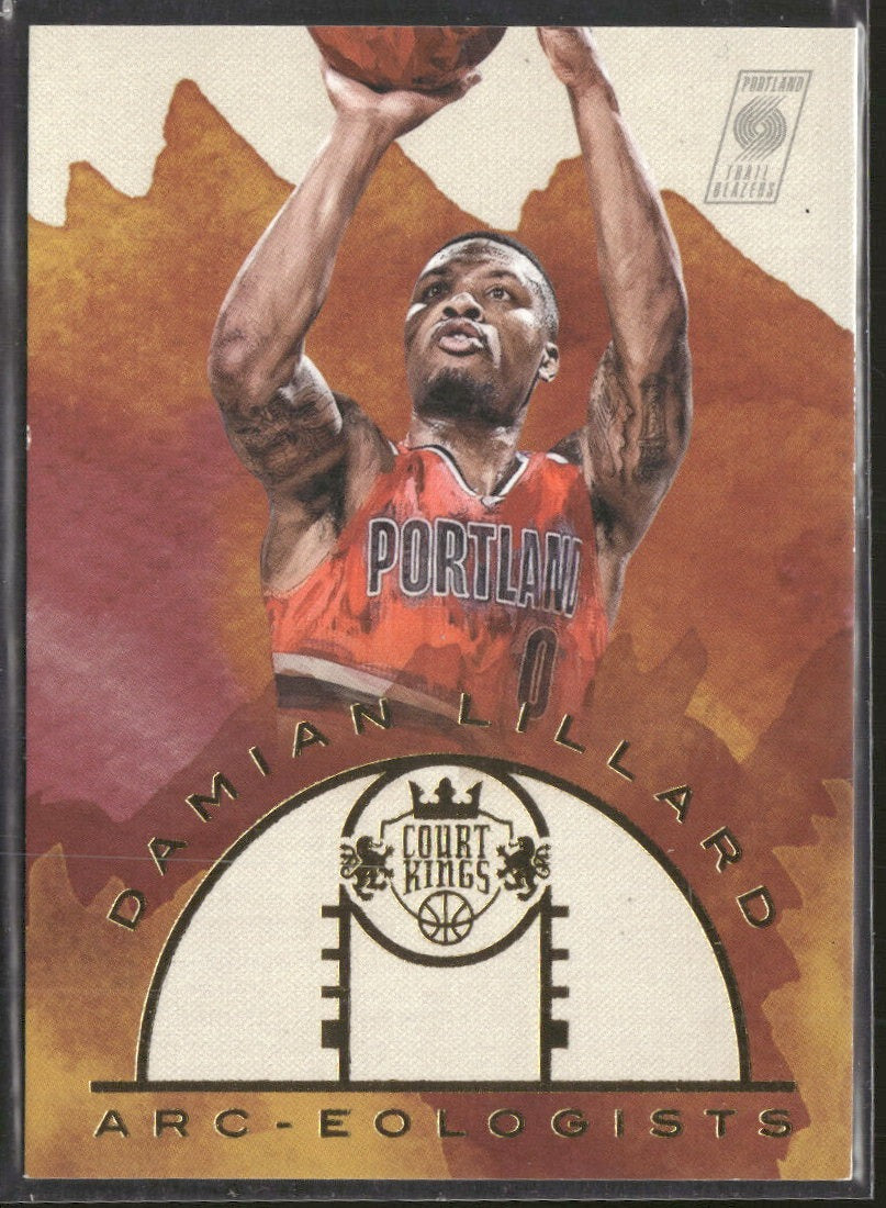 2016-17 Panini Court Kings Arc-eologists Damian Lillard #3