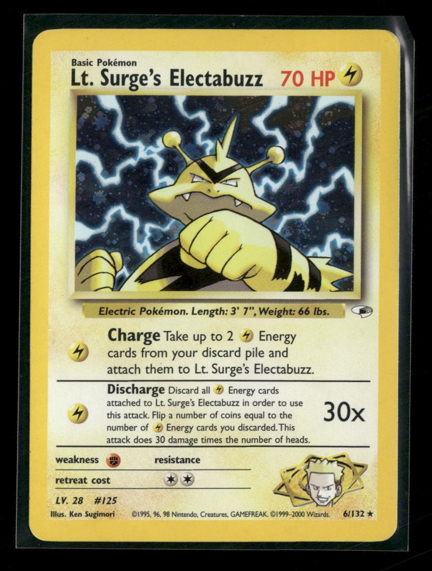 Gym Heroes Lt. Surge's Electabuzz (6) #006/132