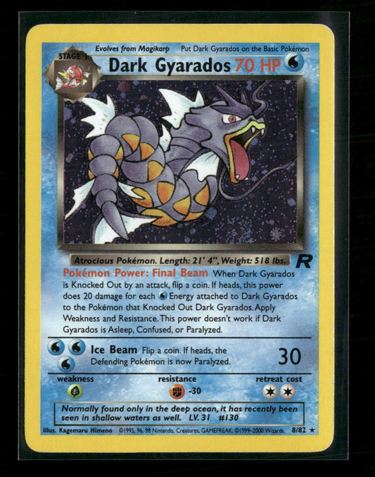 Team Rocket Dark Gyarados (8) #08/82