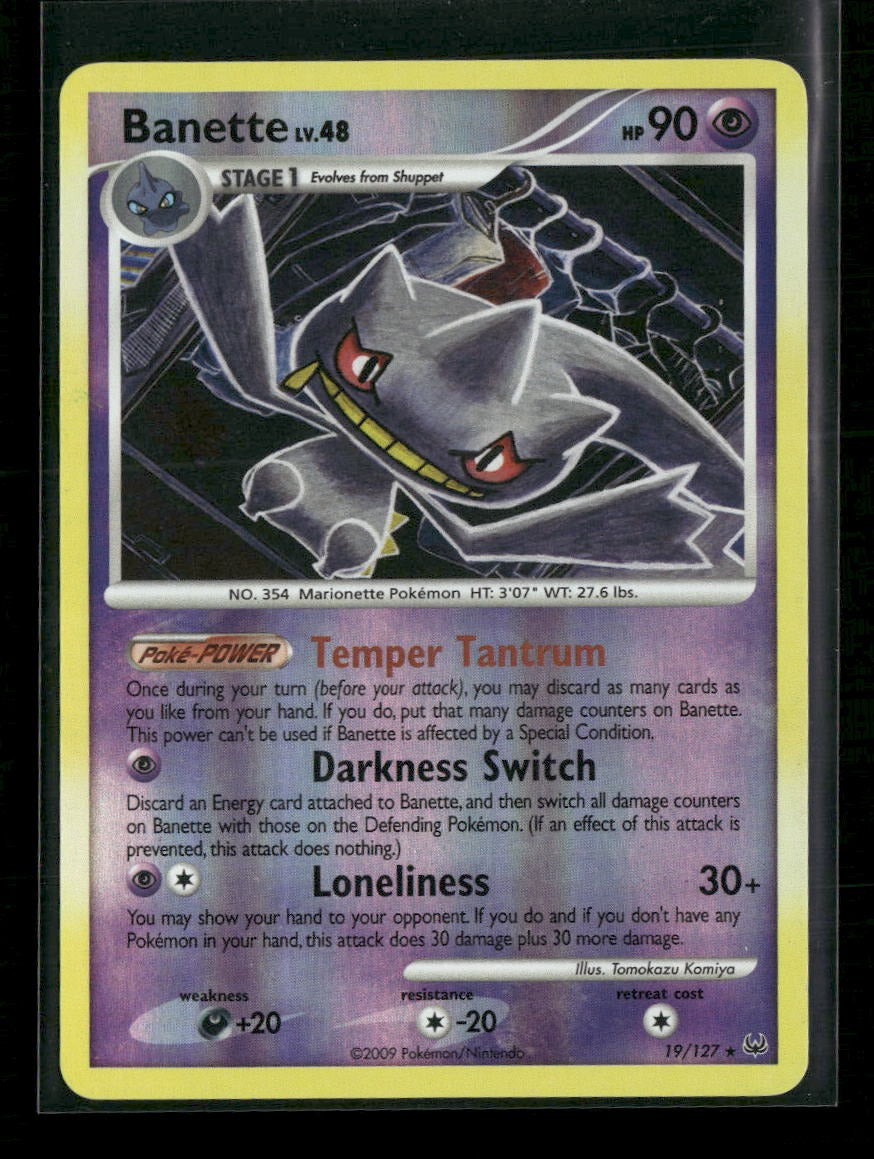 Platinum Banette Reverse Holo #19/127