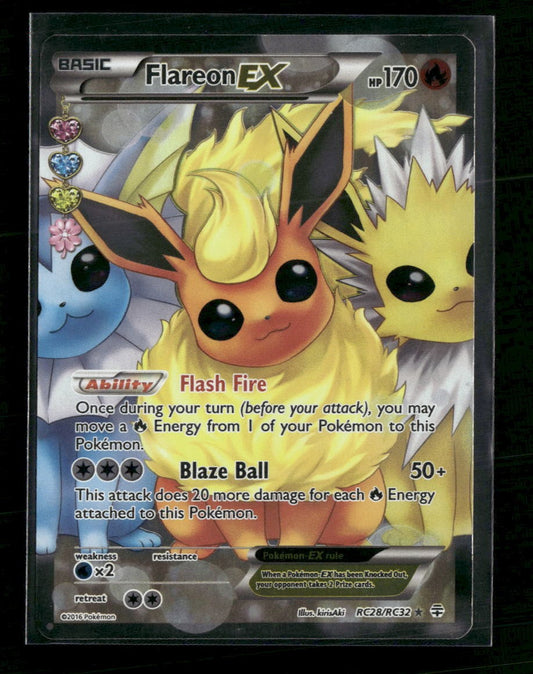 Generations: Radiant Collection Flareon EX (Full Art) #RC28/RC32
