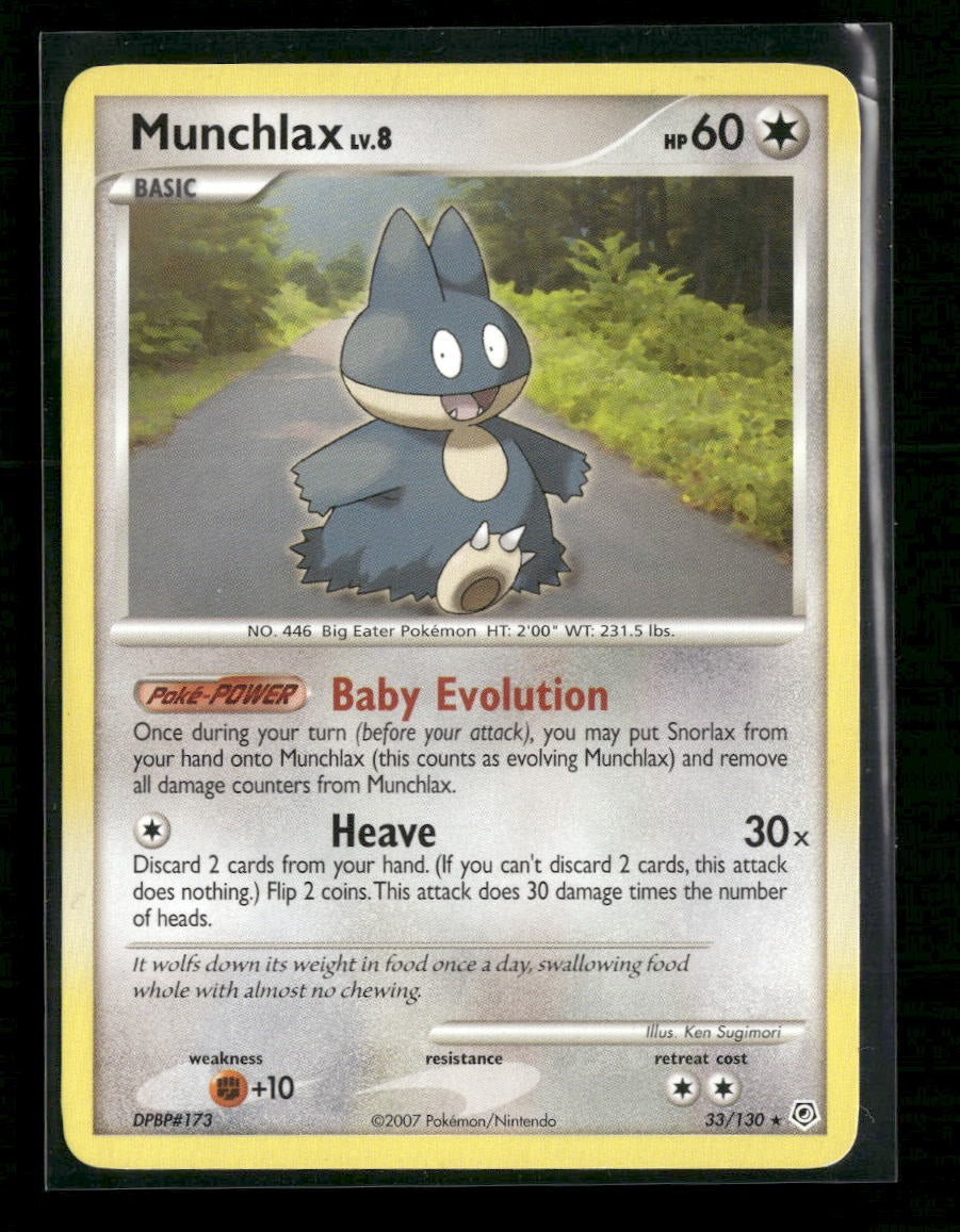 Diamond and Pearl Munchlax #33/130