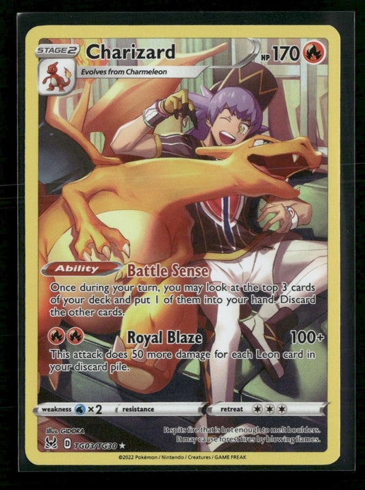 SWSH11: Lost Origin Trainer Gallery Charizard #TG03/TG30