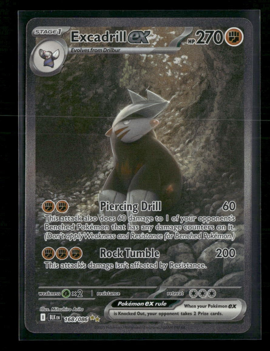 SV: Black Bolt Excadrill ex #168/086