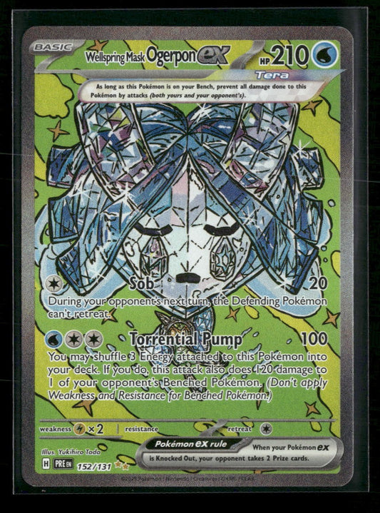 SV: Prismatic Evolutions Wellspring Mask Ogerpon ex #152/131