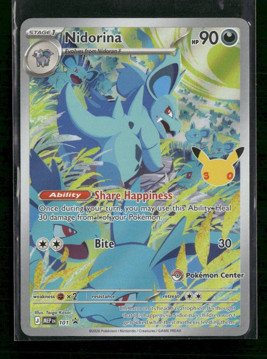 ME: Mega Evolution Promo Nidorina (Pokemon Center) #101
