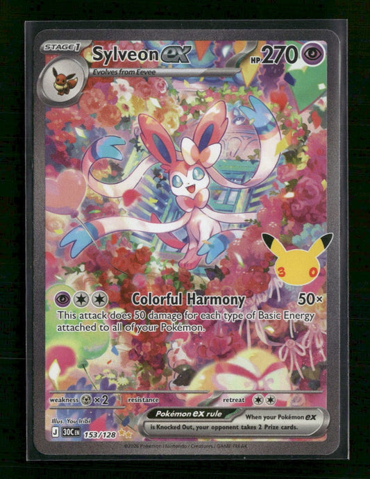ME: 30th Celebration Sylveon ex #153/128