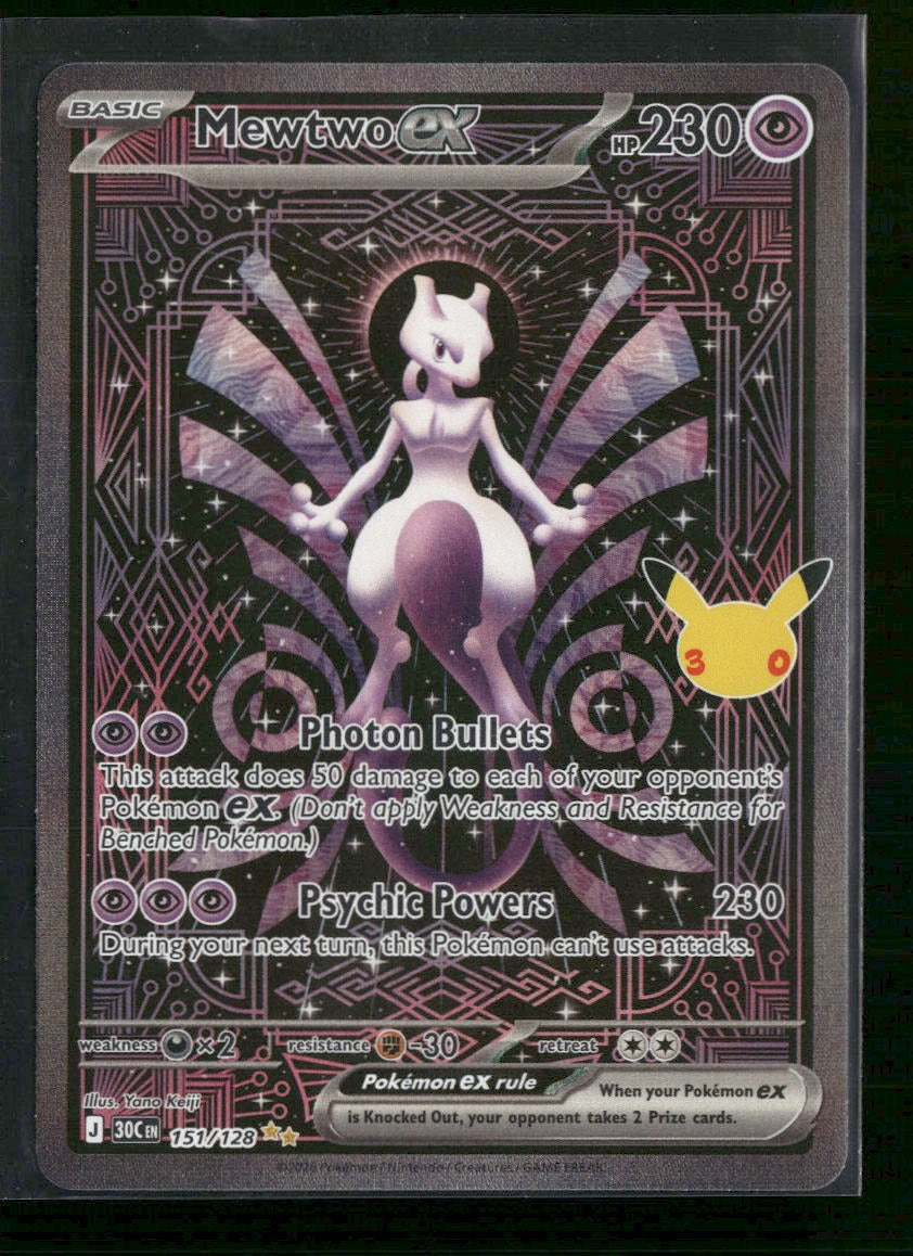 ME: 30th Celebration Mewtwo ex #151/128