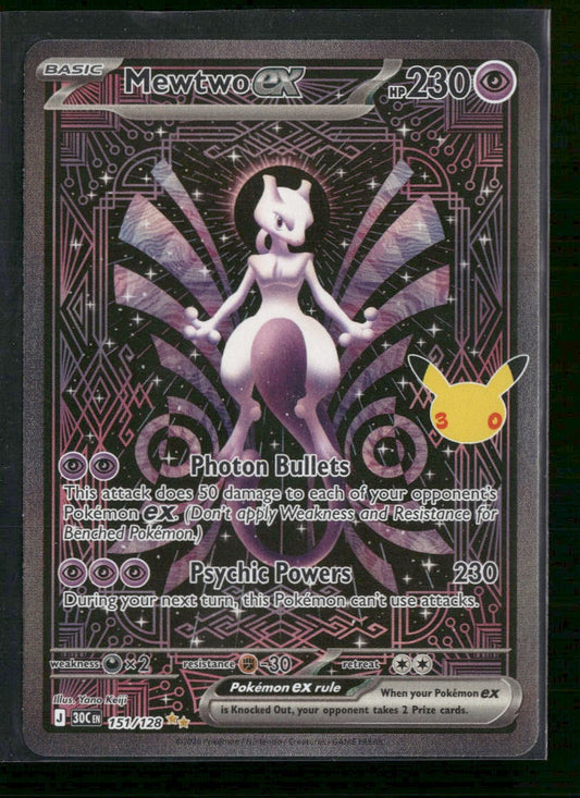 ME: 30th Celebration Mewtwo ex #151/128