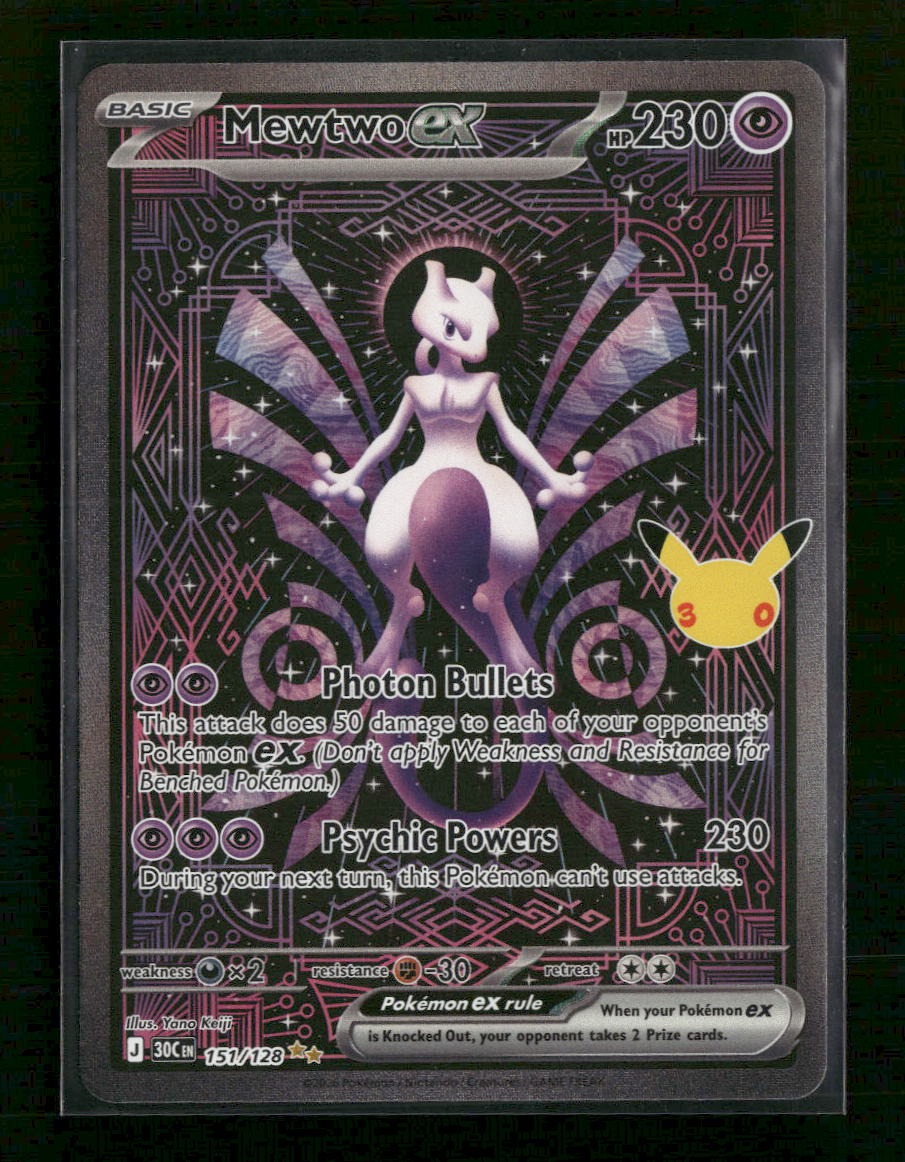 ME: 30th Celebration Mewtwo ex #151/128