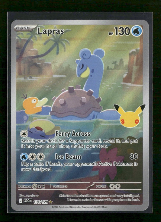 ME: 30th Celebration Lapras #131/128