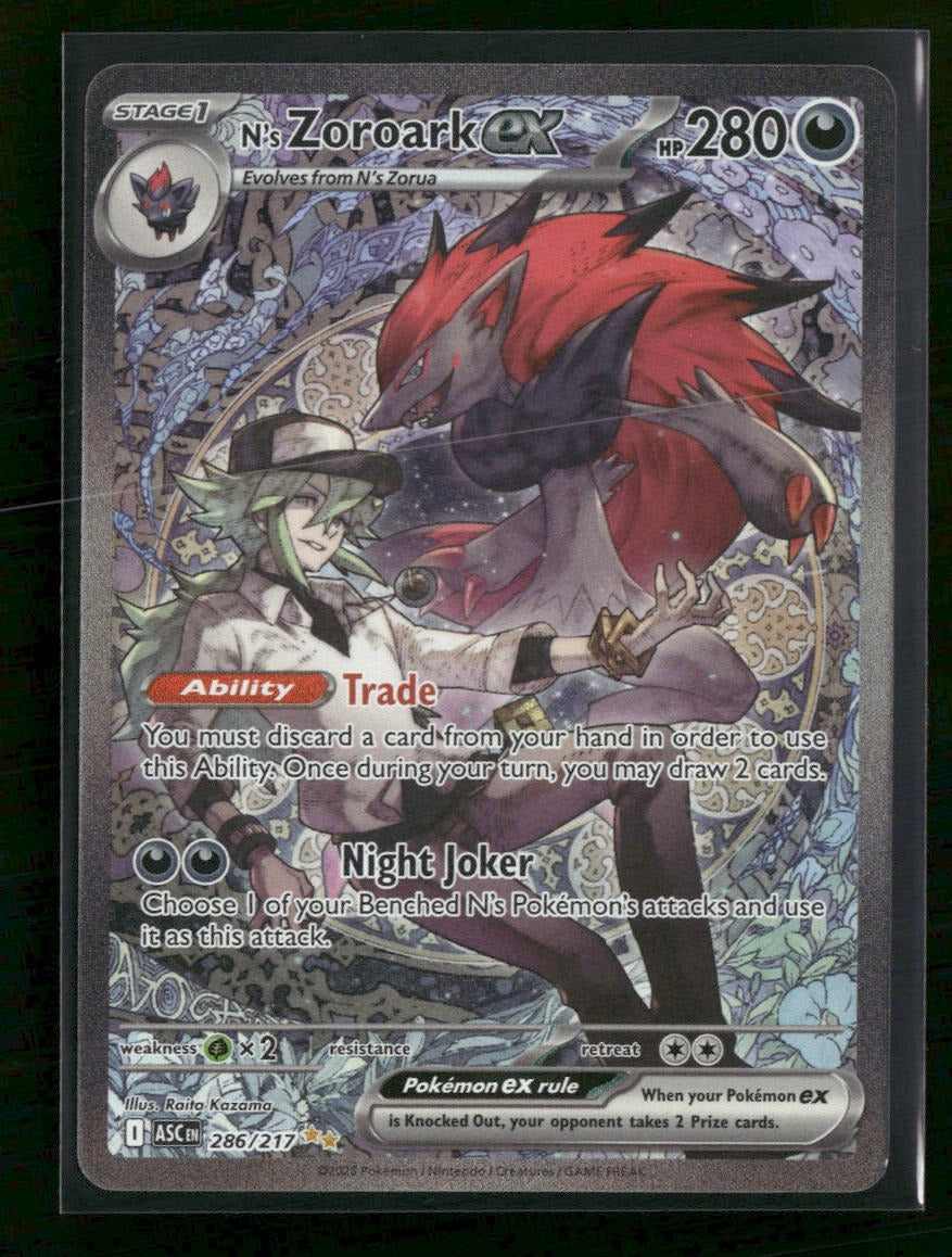 ME: Ascended Heroes N's Zoroark ex #286/217