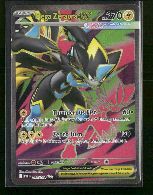 ME05: Pitch Black Mega Zeraora ex #098/084