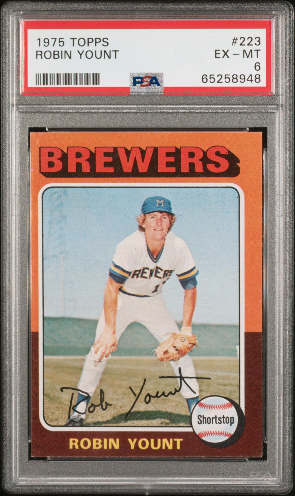 1975 Topps Robin Yount 6 PSA #223