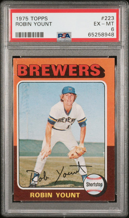 1975 Topps Robin Yount 6 PSA #223