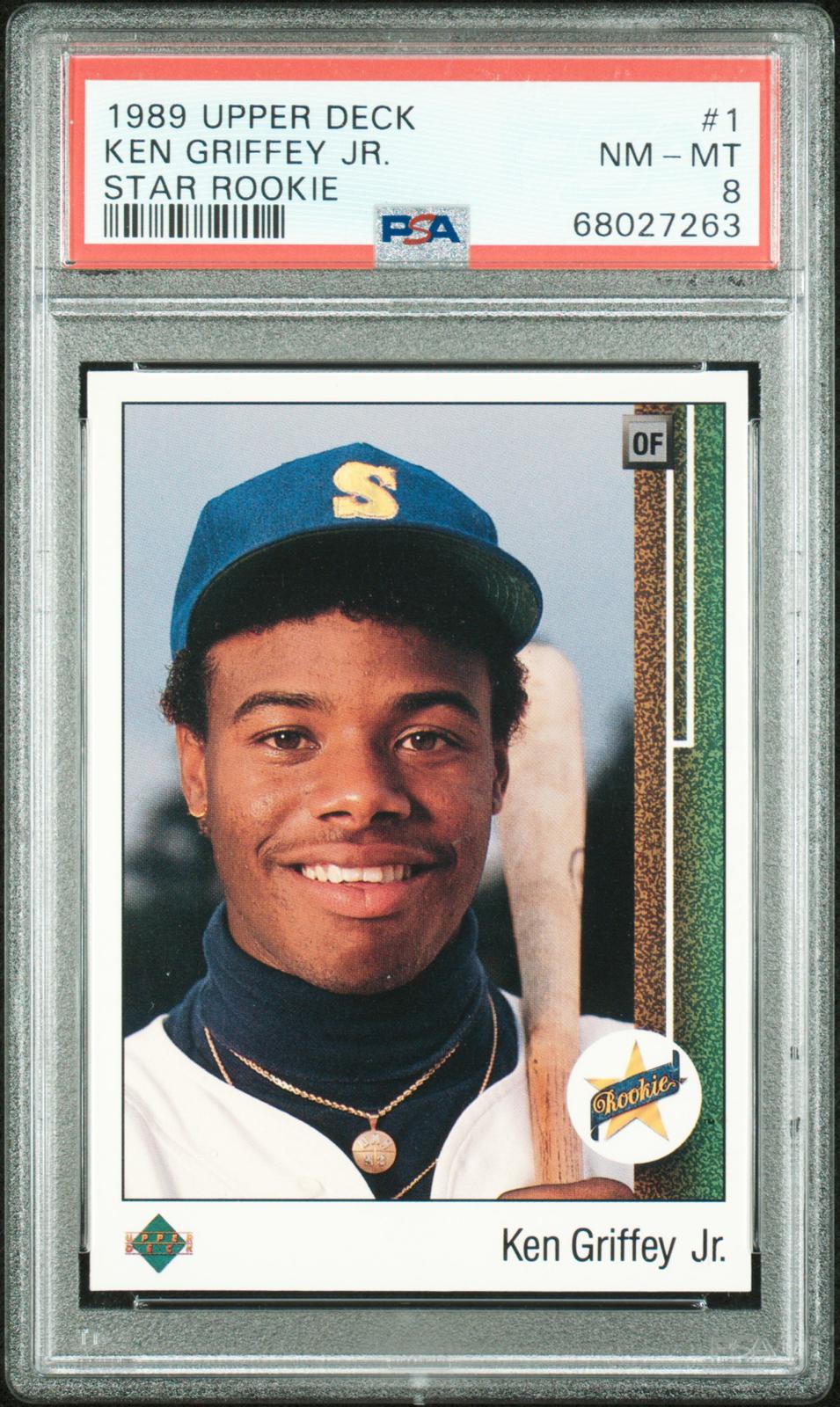1989 Upper Deck Star Rookie Ken Griffey Jr. 8 PSA #1