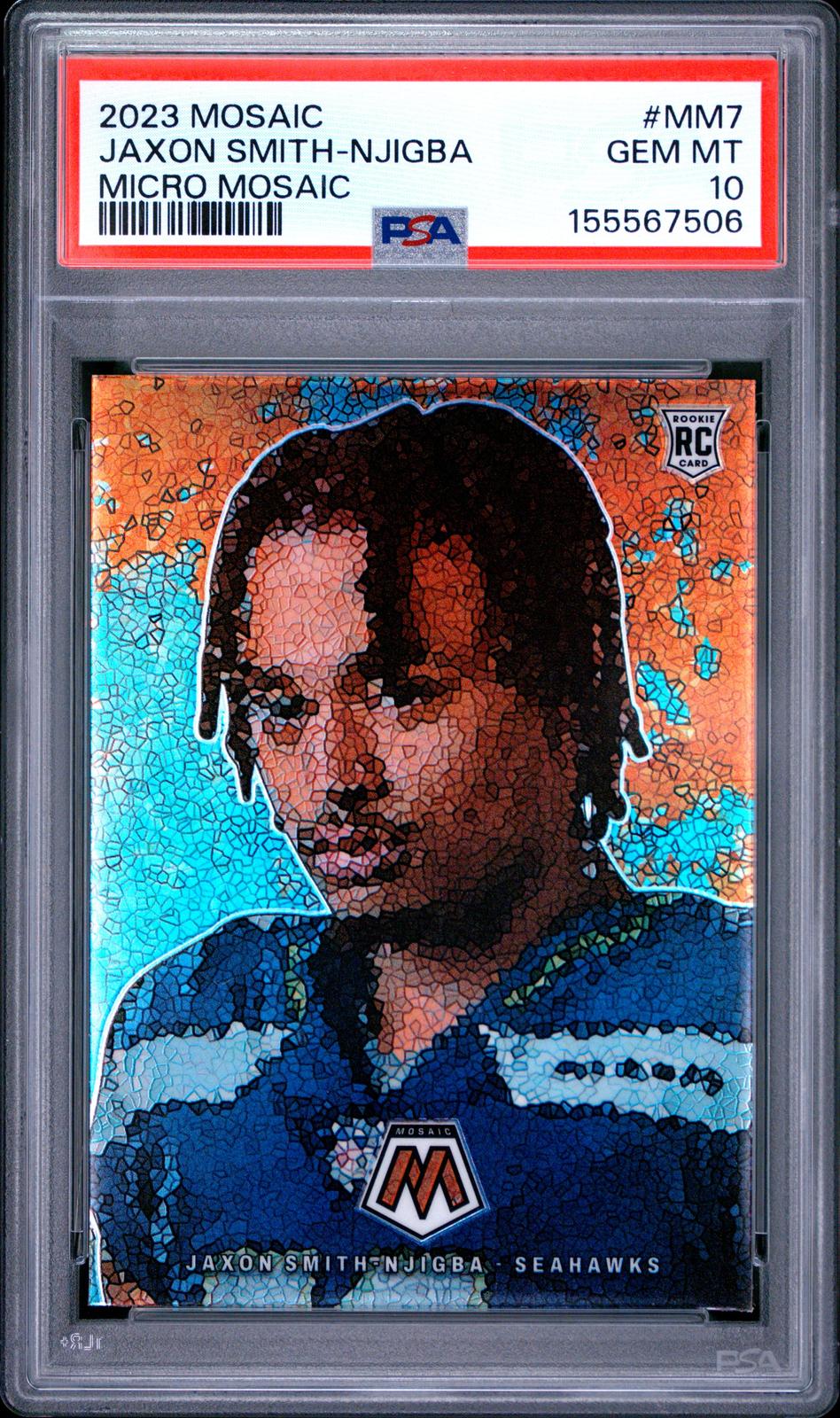 2023 Panini Mosaic Micro Mosaic Jaxon Smith-Njigba 10 PSA #MM7
