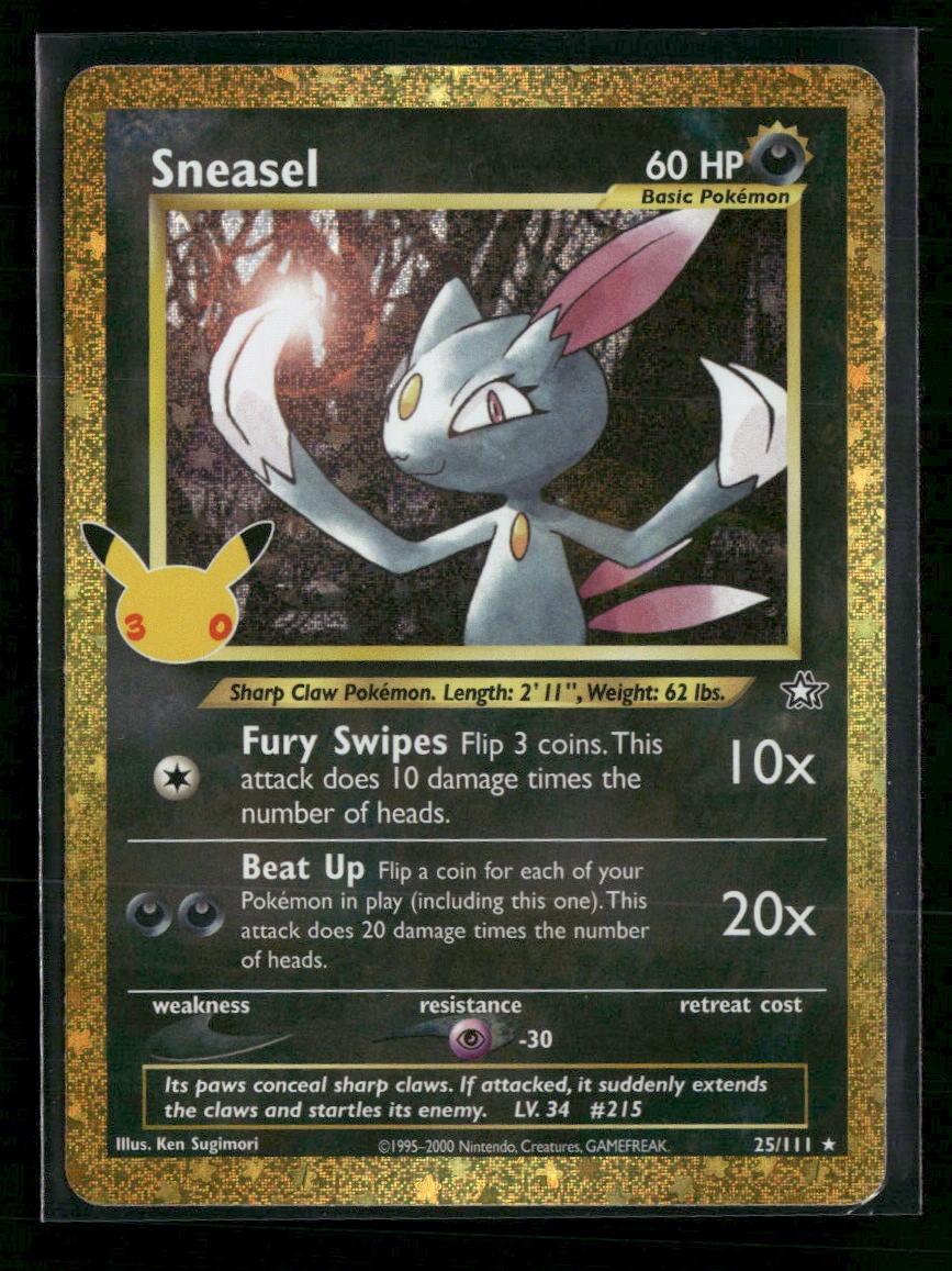 ME: 30th Celebration Classic Collection Sneasel #25/111