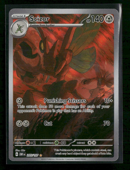 SV03: Obsidian Flames Scizor #205/197