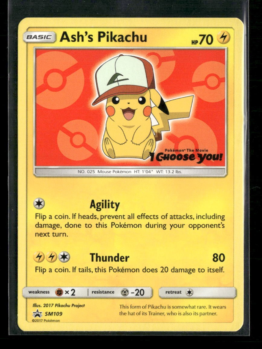 SM Promos Ash's Pikachu #SM109