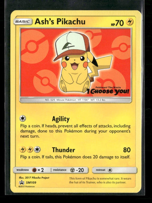SM Promos Ash's Pikachu #SM109