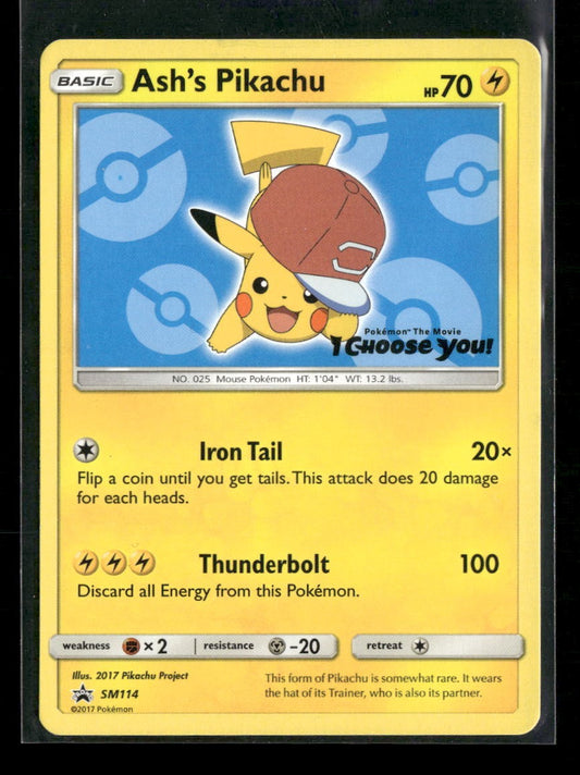 SM Promos Ash's Pikachu #SM114