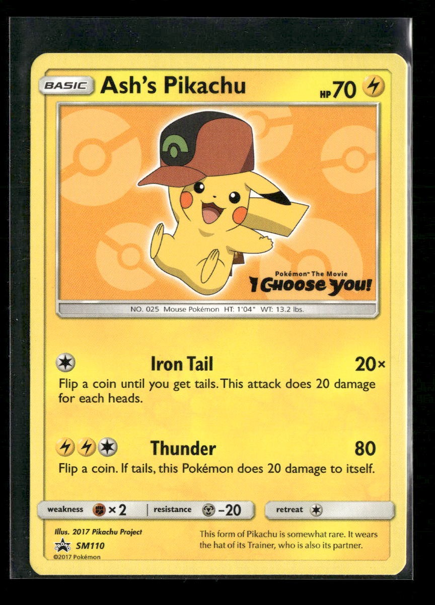 SM Promos Ash's Pikachu #SM110