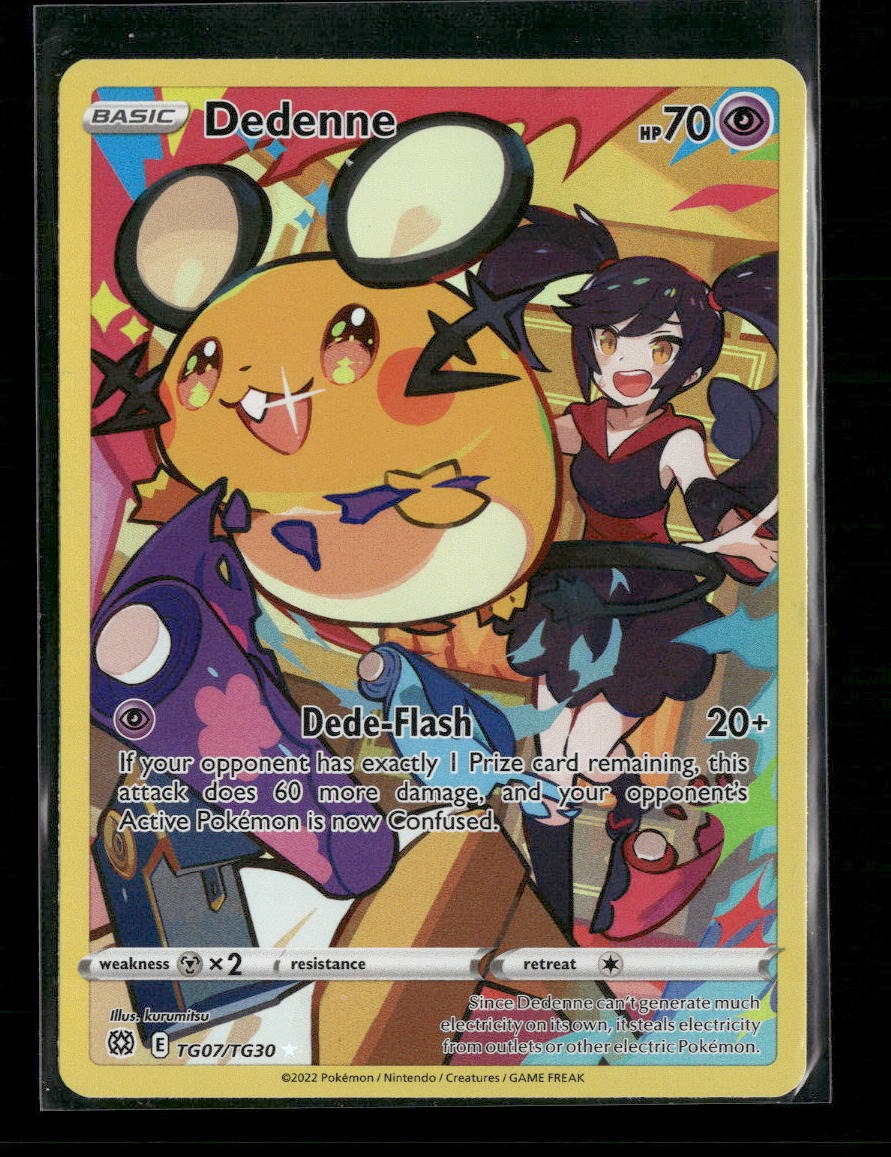 SWSH09: Brilliant Stars Trainer Gallery Dedenne #TG07/TG30