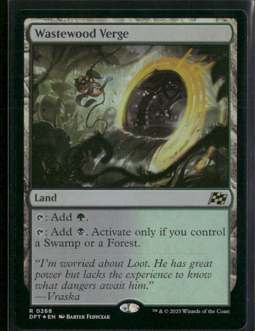 Aetherdrift Wastewood Verge Foil #268
