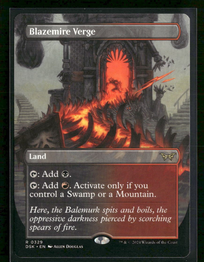 Duskmourn: House of Horror Blazemire Verge (Borderless) #329