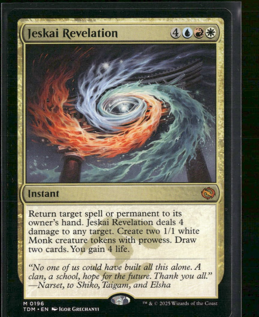Tarkir: Dragonstorm Jeskai Revelation #196