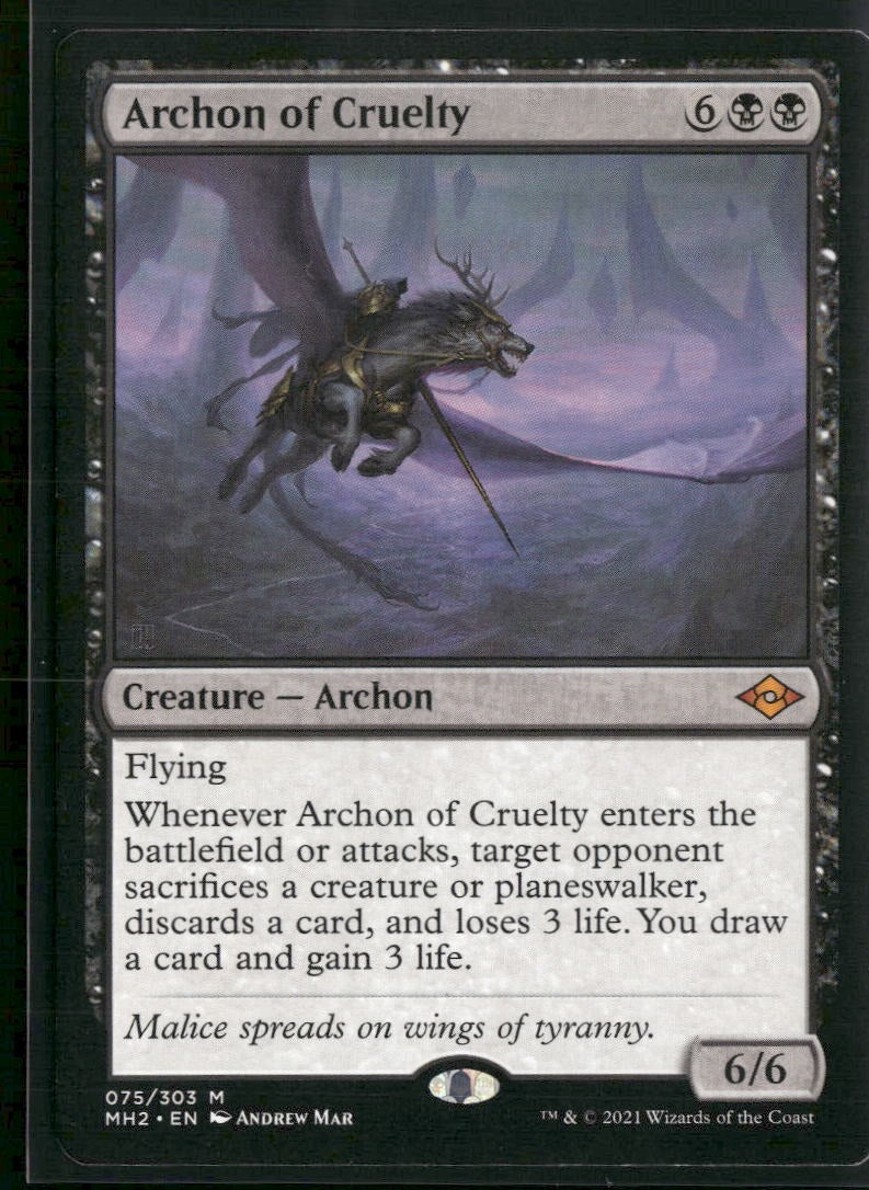 Modern Horizons 2 Archon of Cruelty #75