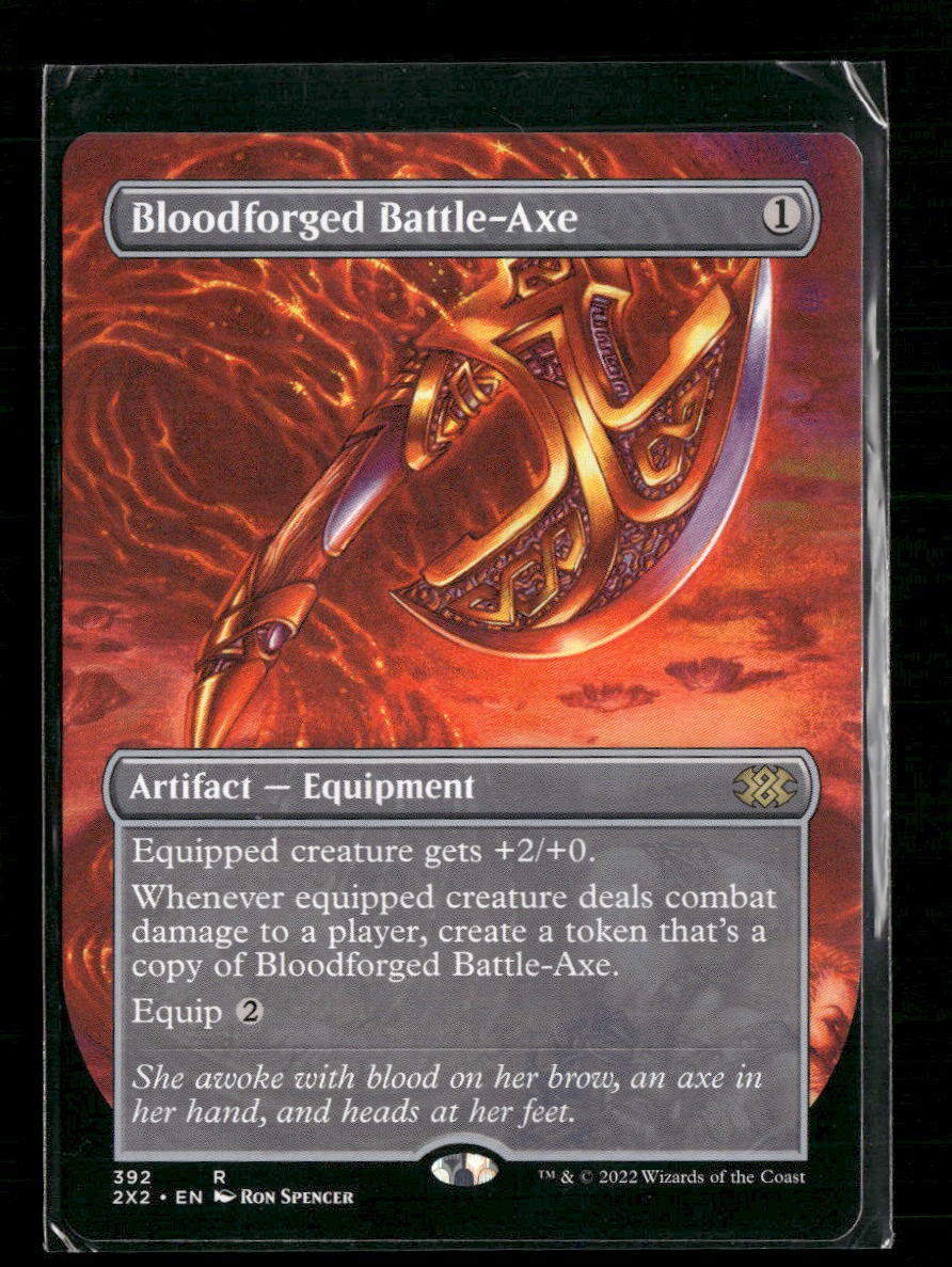 Double Masters 2022 Bloodforged Battle-Axe (Borderless) #392