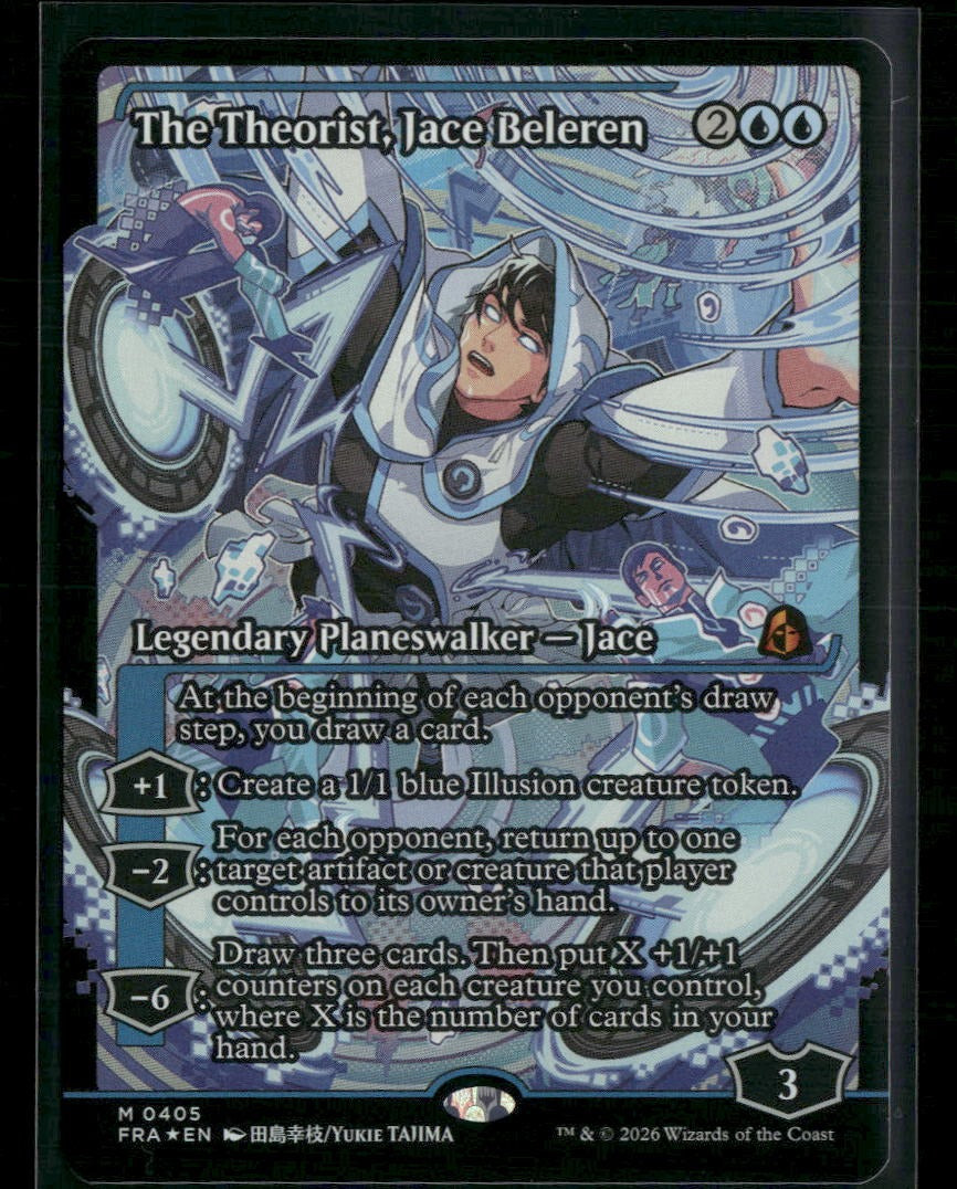 Reality Fracture The Theorist, Jace Beleren (Showcase) Foil #405