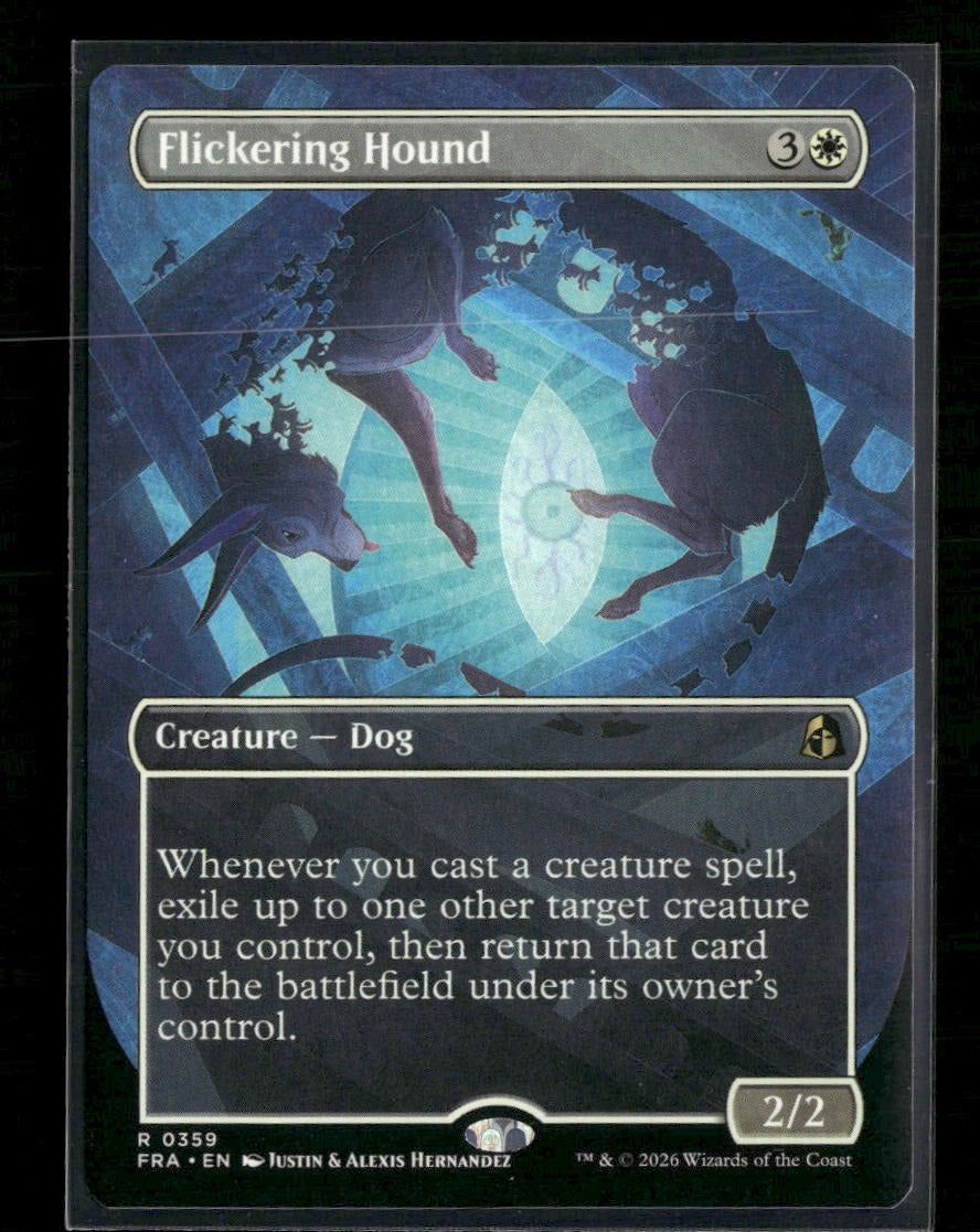 Reality Fracture Flickering Hound (Borderless) #359