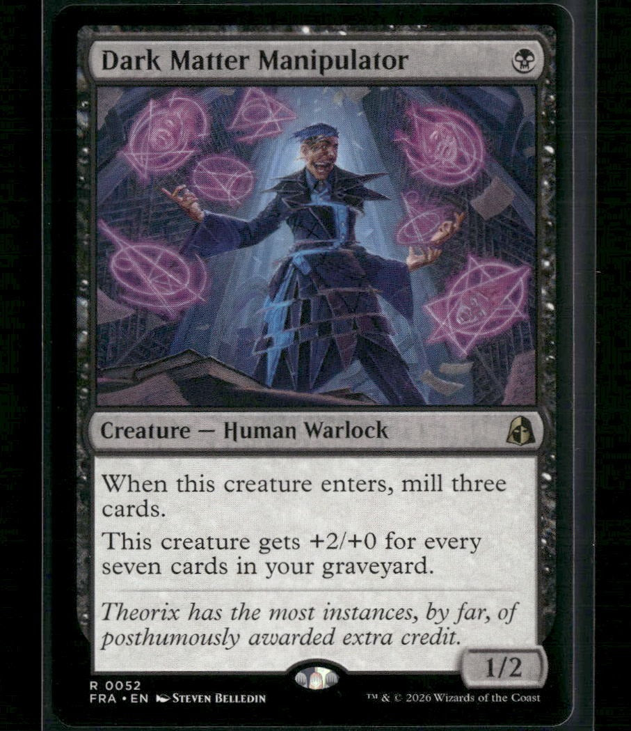 Reality Fracture Dark Matter Manipulator #52
