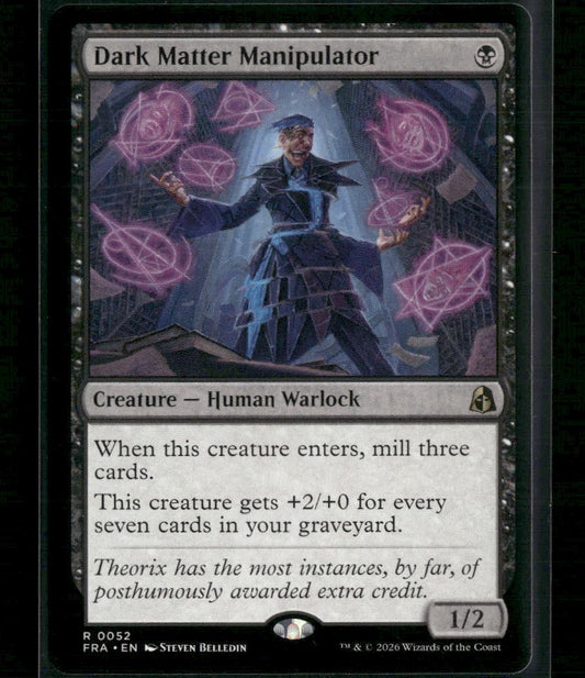 Reality Fracture Dark Matter Manipulator #52
