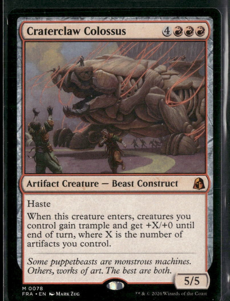 Reality Fracture Craterclaw Colossus #78