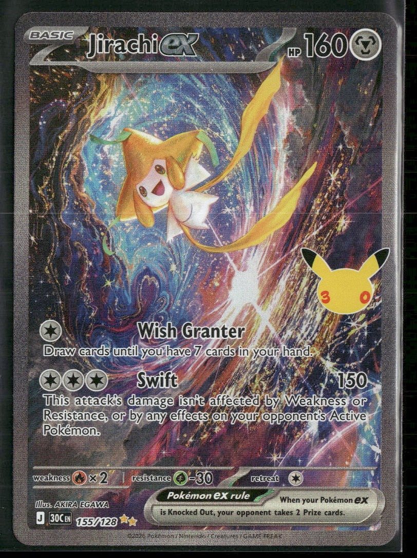 ME: 30th Celebration Jirachi ex #155/128