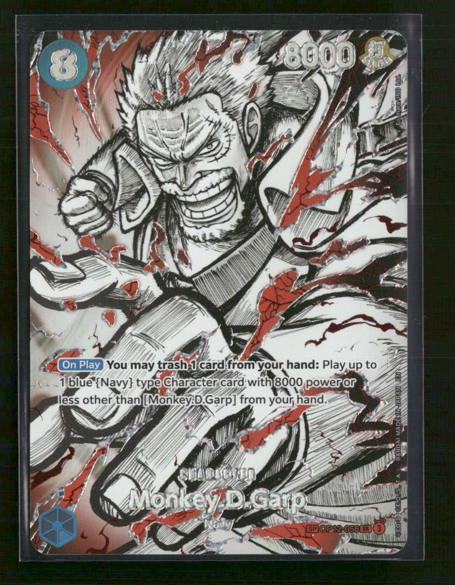 The World's Strongest Warriors Monkey.D.Garp (OP12-056) (SP) #OP12-056