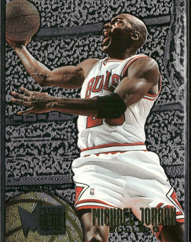 1995-96 Metal Silver Spotlight Michael Jordan #13