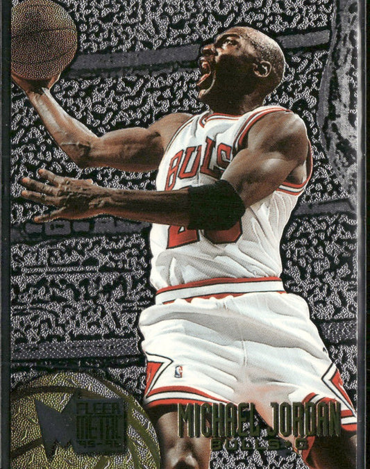 1995-96 Metal Silver Spotlight Michael Jordan #13