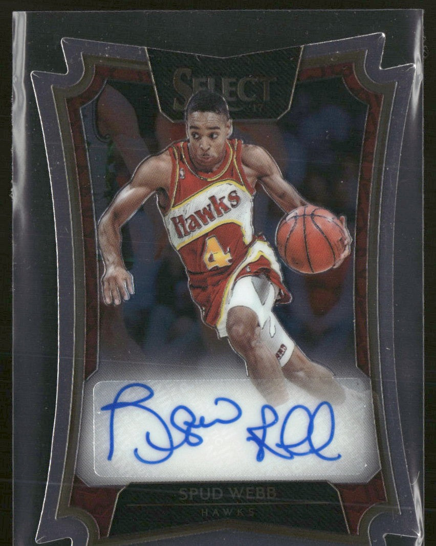 2016-17 Panini Select Die-Cut Signature #/99 Spud Webb #33