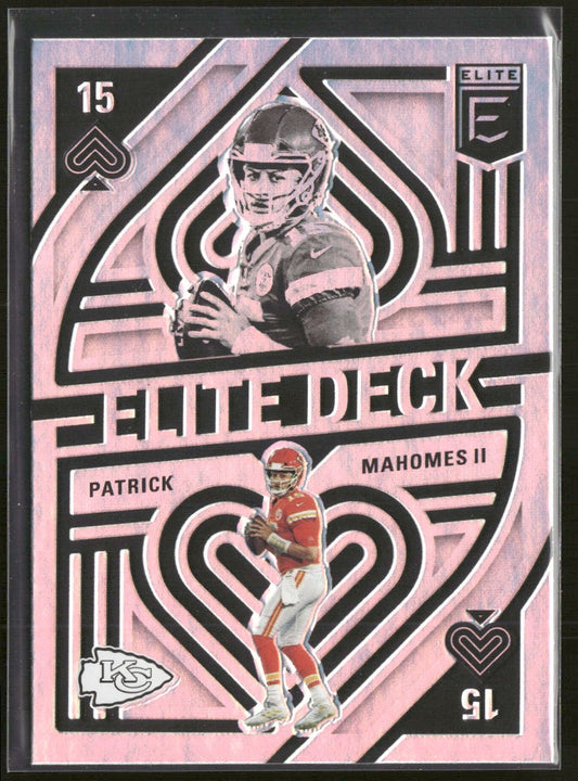 2021 Donruss Elite Elite Deck Patrick Mahomes II #ED16