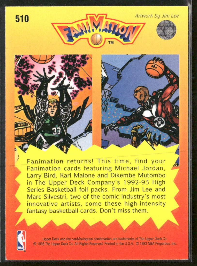 1992-93 Upper Deck Larry Bird / Michael Jordan #510