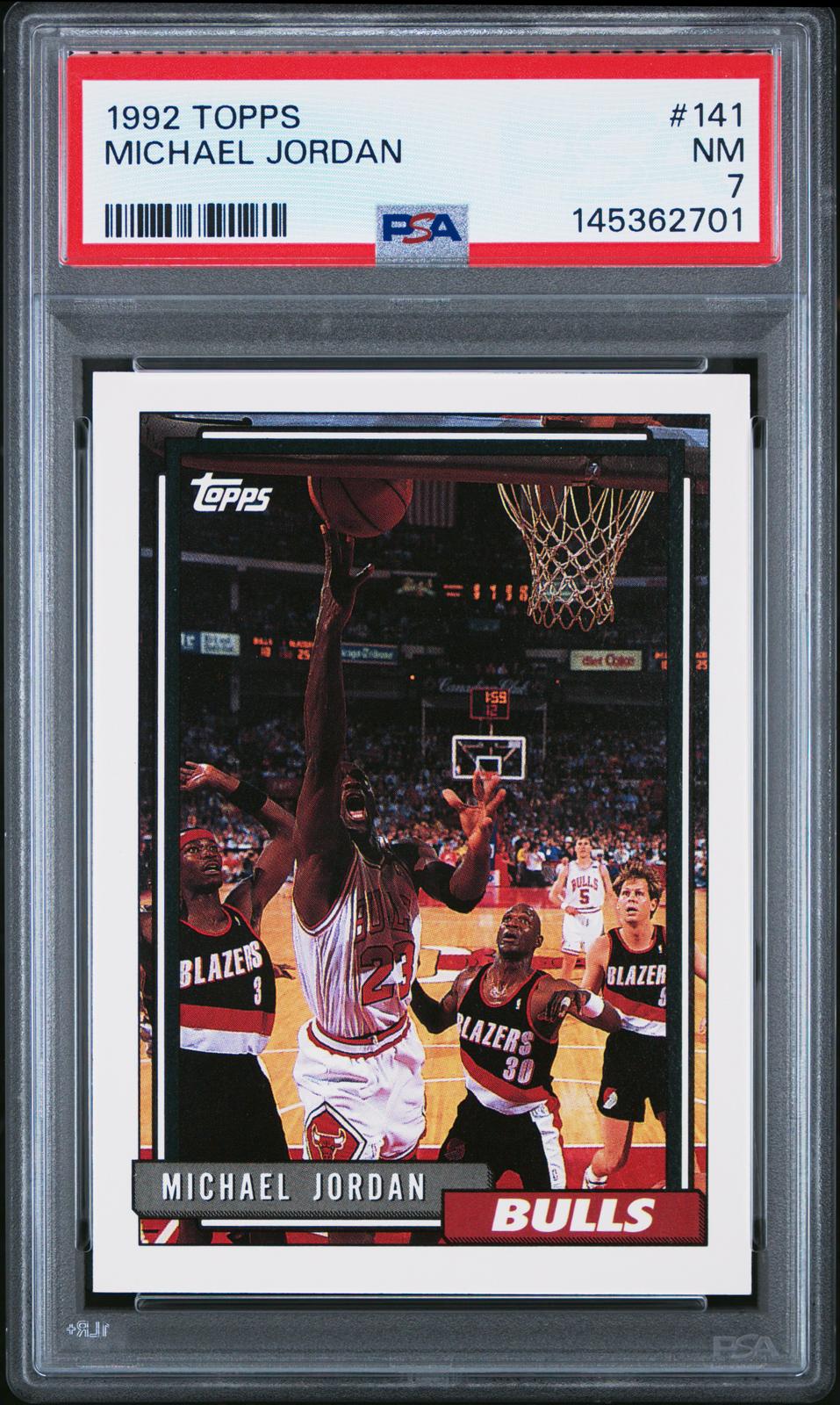 1992 Topps Michael Jordan 7 PSA #141